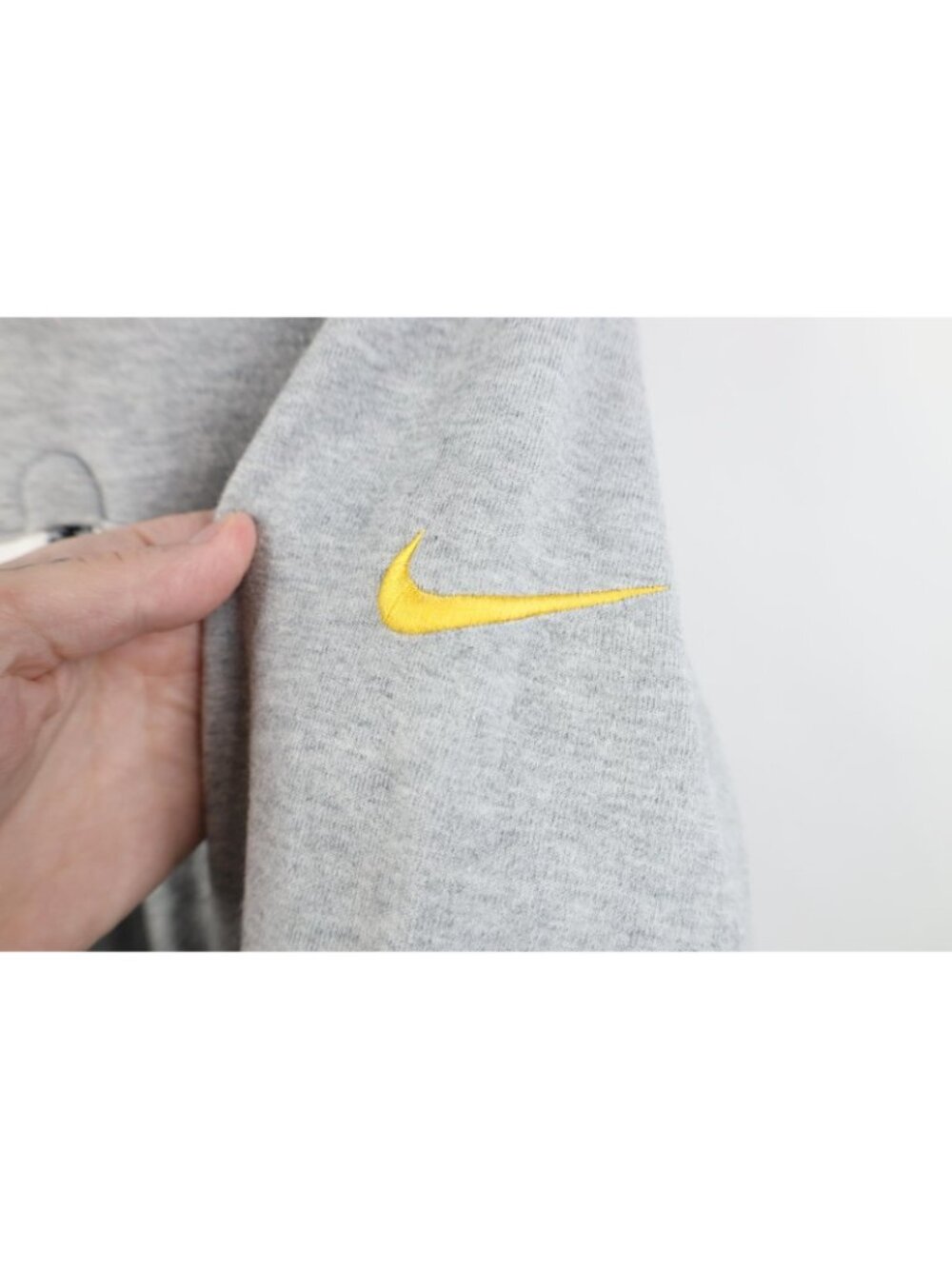 Nike Mens Small Reflective Block M University of Michigan Hoodie Sweatshirt Gray - Picture 6 of 16